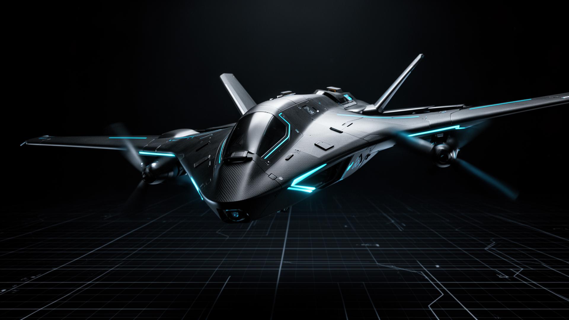 Composite military drone